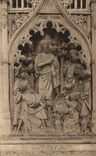 VINTAGE POSTCARD Amiens Cathedral History of Saint Jean Baptist showing L lamb of God