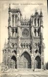 VINTAGE POSTCARD Amiens the Cathedral principal Frontage