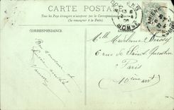 VINTAGE POSTCARD Amiens Banks of the Sum