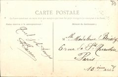 VINTAGE POSTCARD Amiens Crowns Heart