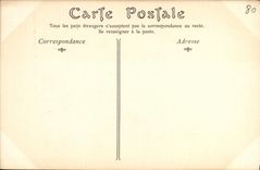 VINTAGE POSTCARD Amiens House of Sagittarius Street of Vergeaux