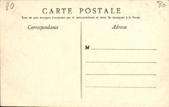 VINTAGE POSTCARD Amiens Cathedral Stalls of the Chorus