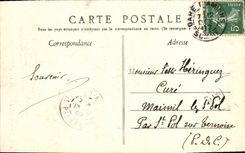 VINTAGE POSTCARD Amiens Cathedral Master Furnace bridge of the Chorus