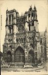 VINTAGE POSTCARD Amiens Cathedral Frontage
