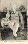 VINTAGE POSTCARD Amiens the Cathedral L Whining Angel