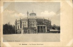 VINTAGE POSTCARD Amiens the Municipal circus