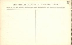 VINTAGE POSTCARD Gorges of the Tarn Descent D a rapid