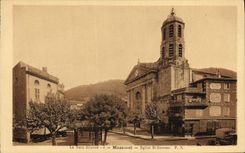 VINTAGE POSTCARD Mazamet Church St Saver