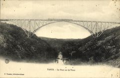 VINTAGE POSTCARD Tanus the Bridge on Viaur