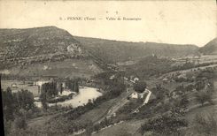 VINTAGE POSTCARD Warp end Valley of Boussergue