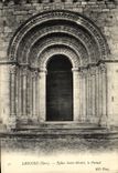 VINTAGE POSTCARD Lescure Church Saint Michel the Gate