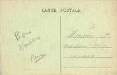 VINTAGE POSTCARD Gorges of the Tarn Rocks under Chely Saint