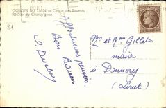 VINTAGE POSTCARD Falls of Tran Circus of the Balsams Rock of Mushroom