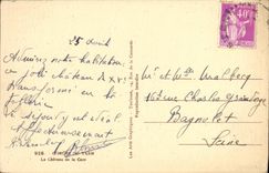 VINTAGE POSTCARD Gorges of the Tarn the Castle of Caze