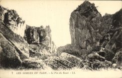 VINTAGE POSTCARD Gorges of the Tarn the Step of the Concern