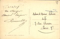 VINTAGE POSTCARD Gorges of the Tarn Straits