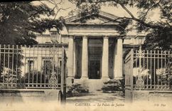 VINTAGE POSTCARD Castres Law courts