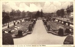 VINTAGE POSTCARD Castres the Garden of L Eveche draws by ours