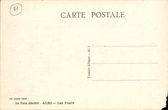 Puentes de Albi de la POSTAL de la VENDIMIA
