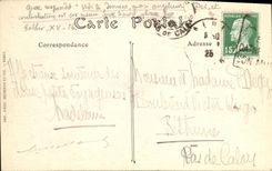 De la VENDIMIA de la POSTAL de Albi de la catedral reina de Cecile Esther Sainte