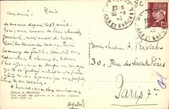 VINTAGE POSTCARD Tarn and the Garonne Abbey of Moissac an arcade of the galleries and the bell tower Cloisters