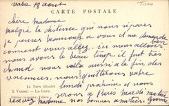 VINTAGE POSTCARD the Tarn Illustrates Vabre Train station