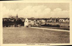 VINTAGE POSTCARD Montauban View on Sapiac