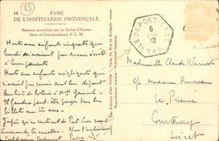 VINTAGE POSTCARD Island Of Port Cross country race See Paths Skirting the wild peaks