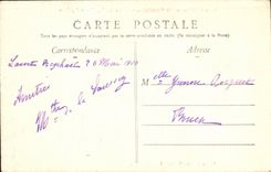 Camino de la POSTAL de la VENDIMIA de la nueva tapa de la cornisa de L Esquillon Russet red y cabo