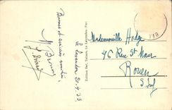 VINTAGE POSTCARD Lavandou the Port Boat