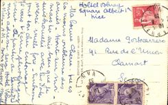 Algas santas del hotel de Felix de la base de datos de la playa de Raphael de la POSTAL de la VENDIMIA