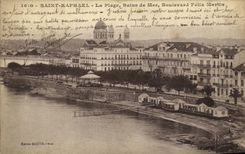 VINTAGE POSTCARD Holy Raphael the beach Boulevard Felix Martin