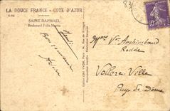 VINTAGE POSTCARD Holy Raphael Boulevard Felix Martin