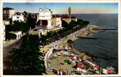 VINTAGE POSTCARD Holy Raphael Boulevard Felix Martin and L Hotel Algae