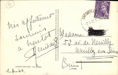 VINTAGE POSTCARD Holy Tropez the Point