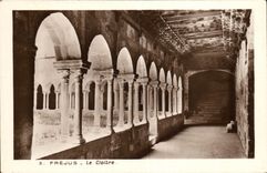 VINTAGE POSTCARD Frejus the Cloister