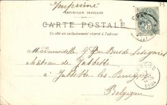 VINTAGE POSTCARD Frejus Detail Seen External of Arena