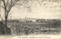 VINTAGE POSTCARD Frejus View since the Lantern