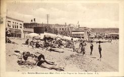 CPA Saint Maxime sur Mer La Plage et les Bains du Casino
