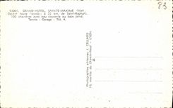 Large CPSM Hotel Sainte Maxime