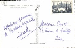 CPM Grand Hotel Sainte Maxime Le Bord de Mer et le nouveau quartier