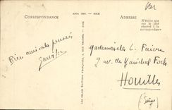 La POSTAL Draguignan Porte de la VENDIMIA del carro de Portaiguieres tiene asno