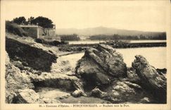 CPA Porquerolles Rochers vers le Port Environs d Hyeres