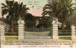 VINTAGE POSTCARD Tamaris on Entered Sea of the Castle of Michel Pasha