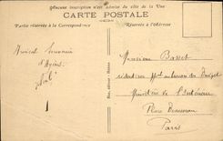 Colina admitida de la opinion panoramica de Hyeres de la POSTAL de la VENDIMIA del castillo viejo