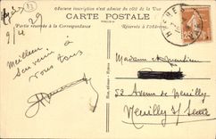 POSTAL Hyeres de la VENDIMIA una vista panoramica