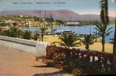 VINTAGE POSTCARD Bandol View