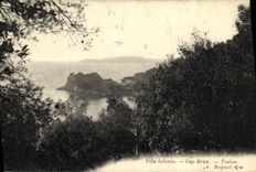 VINTAGE POSTCARD Villa Isthmia Cape Brown Toulon