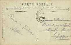 VINTAGE POSTCARD Toulon Genius of Navigalion