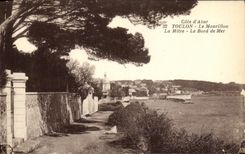 VINTAGE POSTCARD Toulon Mourillon the Miter the Seaside